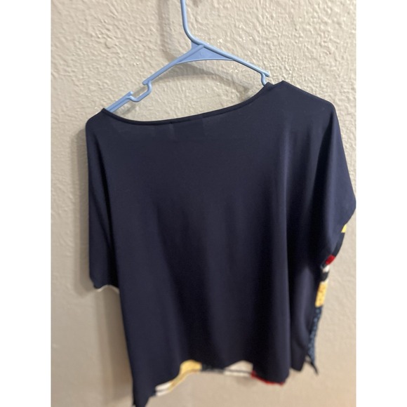 Women Alfred Dunner‎ Blue Size. 20 Short   Sleeve Top Blouse - Picture 4 of 7